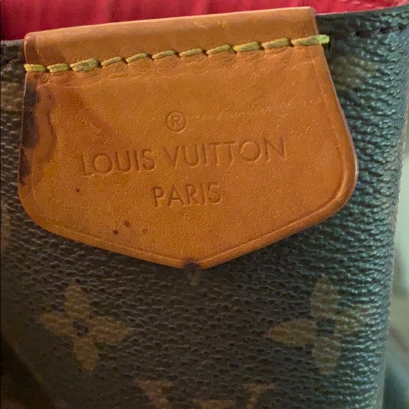 Louis Vuitton Brown and Red Shoulder Bag - Picture 4 of 6
